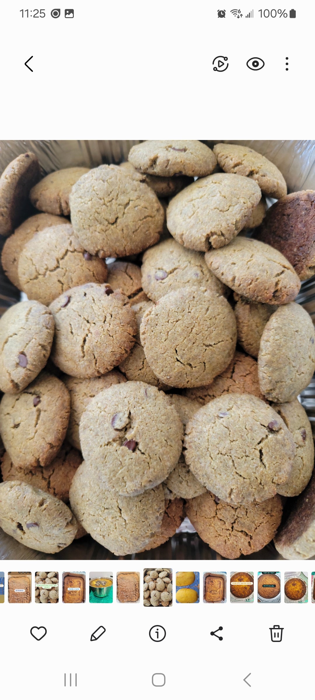 Egg free chocolate chip cookies