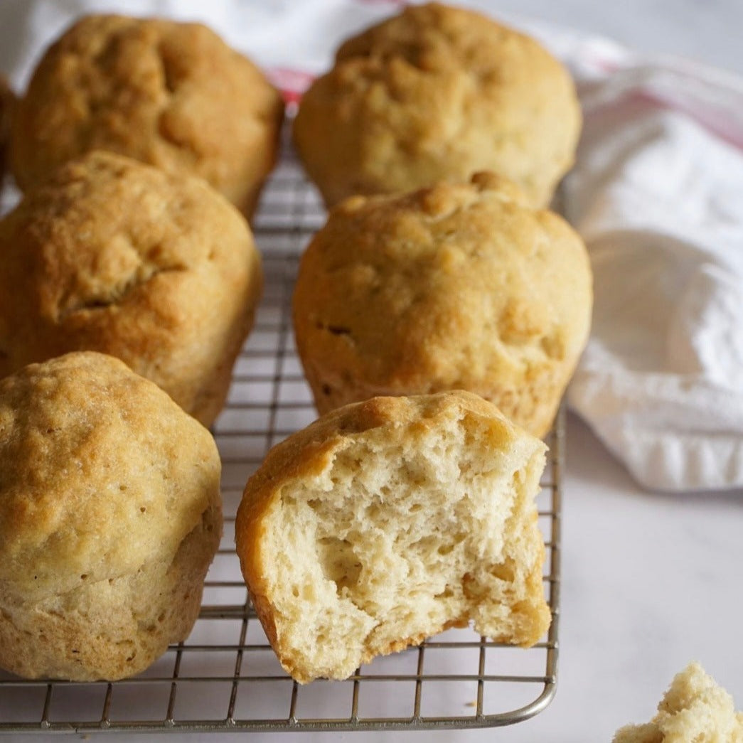 Gluten free sourdough rolls
