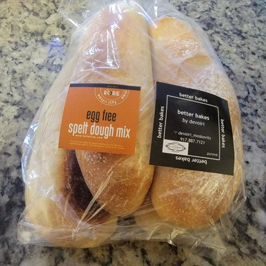Spelt sourdough baguettes