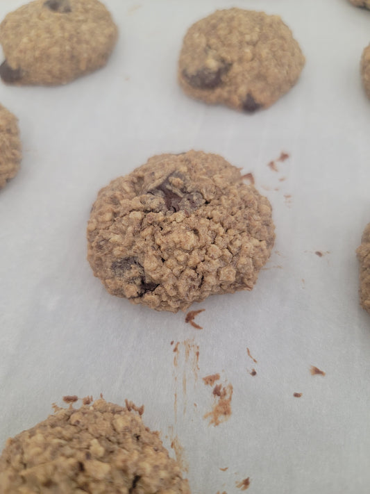 Gluten free sunbutter oat cookies