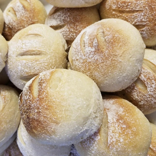 Spelt sourdough rolls